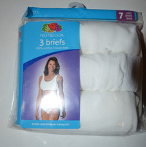 HANES Briefs (3) PACK  SIZE 7/L  NWT White - $8.99