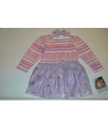 Vitamins Kids Playwear Infant Toddler Girls Dress With Headband SIZE 12M... - £9.43 GBP