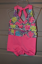 Kidgets  Girls Toddler  Two Piece Swimsuit Boy Shorts Size 18M NWT Pink ... - £7.18 GBP