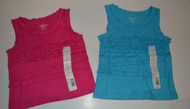 Tough Skins Infant Toddler Girls Tank  Various Sizes Pink or Blue NWT Ru... - £6.28 GBP