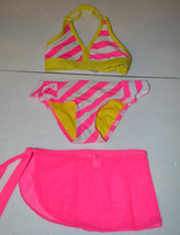 Joe Boxer  Girls Two Piece Swimsuit With Cover Up Sizes 4 NWT   - $14.99