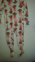 Child Of Mine Toddler Girl&#39;s Pajama One Piece Fleece Size 24M  NWT Monkey - £10.26 GBP