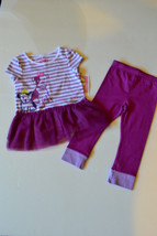 Circo Girls  2 PCS Outfit Dog Purple  LaceTutu Sizes 18M Or  2Tor 3T NWT NEW  - £11.00 GBP