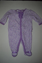 Child of Mine by Carter&#39;s Infant Baby Girls Pajamas  SIZE NB 0- 3 NWT Purples - £5.93 GBP