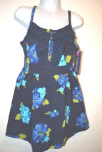 Cherokee Navy Floral Ruffle Sun Dress  Girls    Sizes S  6/6X NWT  - £11.84 GBP