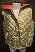 Girls Toddler  Genuine Kids Osh Kosh Metallic Silver Vest SizeE 4T  NWT ... - $16.99