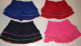Tough Skins Infant Toddler Girls Skorts Various Sizes Red, Pink Blue, De... - $8.99