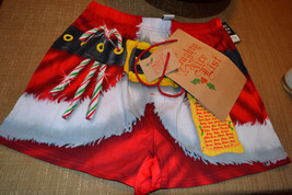 Briefly Stated Mens Boxers The Naughty Nice List Size S NWT - £7.07 GBP
