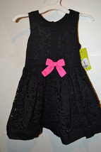 Infant Toddler  Girls Genuine Kids Osh Kosh Dress SIZE 18M NWT Ebony Lace - $19.99