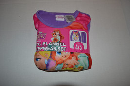 Disney Palace Pets  Girls Flannel Sleepwear Set Size 4-5 NWT - $14.99