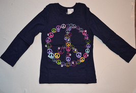 Children's Place Girls T Shirt  Sizes XS 4 NWT Peace Sign  - $6.74