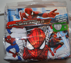 Marvel Spiderman Boys  Briefs 3 Pack Sizes  4 or   8  NIP - $6.99