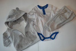 Cherokee Three Piece Infants Boys Polar Brear Outfit Size  9M NWT - $14.99