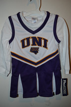 PRO EDGE  Nothern Iowa One  Piece Girls Toddler Cheer Outfit  SIZE 2T NWT - £15.97 GBP