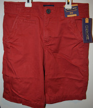  Cherokee® Boys&#39; Chino Shorts SIZE 12  NWT Picante Red - £12.78 GBP