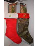 Duck Dynasty Christmas Stocking 19 in  Camo or Red  Incudes Bonus Gift NWT - £10.32 GBP