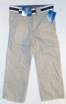 Genuine Kids by Oskosh Belted Pants Sleek Gray  SIZE 4T  NWT NEW  - £6.17 GBP