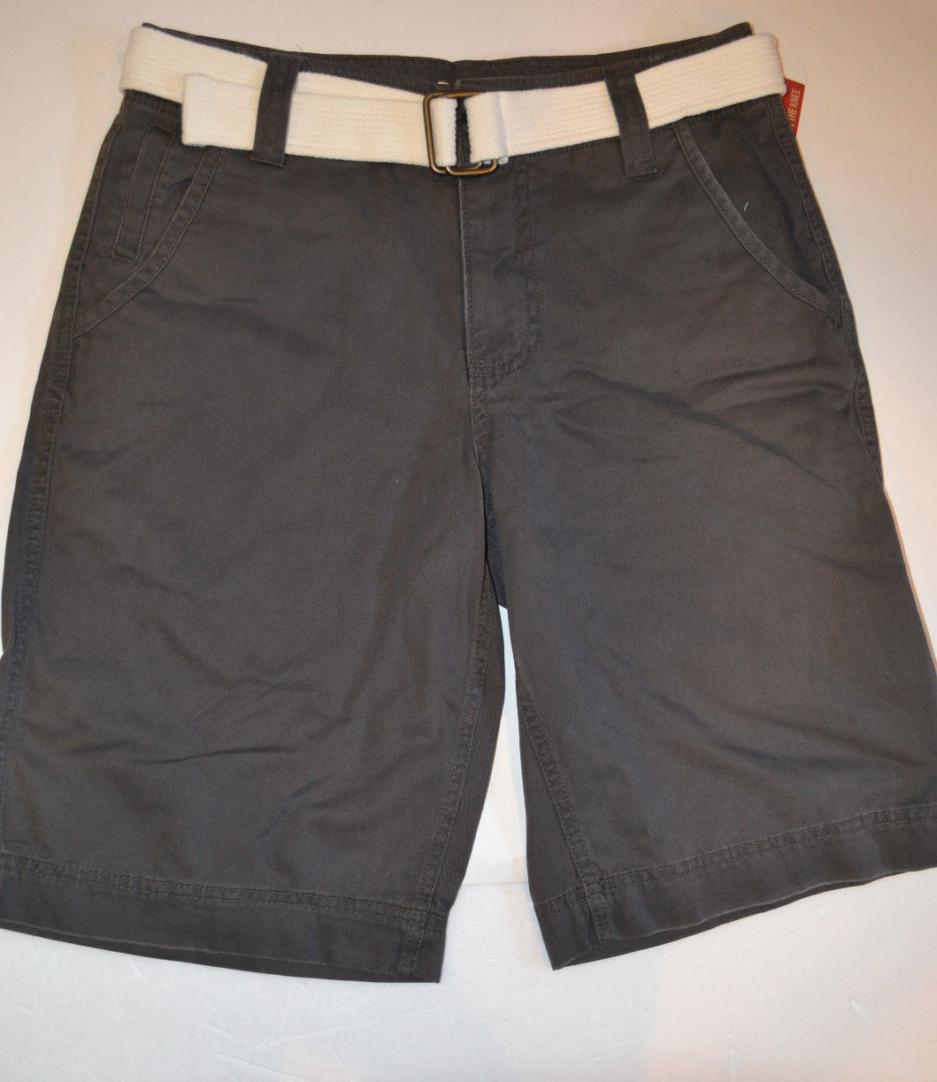 Mossimo Mens  Boys  Bark Belted Cargo Shorts  Size 30 NWT - $13.49