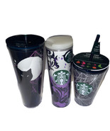 2021 STARBUCKS HALLOWEEN 3 CUP BUNDLE! Glow In The Dark Spiderweb and Bl... - £77.58 GBP