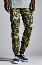 MEN&#39;S GUYS Bullhead Denim Co. Slouched Skinny Khaki Camo Jogger Pants NEW $55 - £39.30 GBP