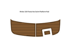 Rinker 250 Fiesta Vee Swim Platform Step Pad Boat EVA Foam Teak Deck Floor Mat - £251.05 GBP
