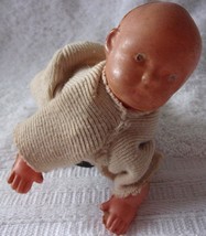Vintage Wind-Up Celluloid Crawling Baby - £3.13 GBP