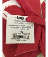TAG 2pc KITCHEN TOWELS 100% COTTON 2 DIFFERENT STYLES CHERRIES/STRIPES  NWT - £15.79 GBP