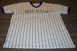 Vintage Colorado Rockies Mlb Baseball Jersey T-Shirt Mens Xl New Majestic - $29.70