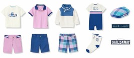 Janie and Jack&quot;Sail Away&quot; Shorts,Tops,Polo&#39;s,Cardigan,Hat,socks u choose... - $4.94+