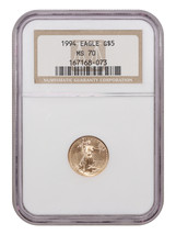 1994 $5 Gold Eagle NGC MS70 - $763.88