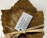 Napa Valley Whimsies Ceramic Grape Leaf Dish Wine Decor Frances Padilla ... - $49.50