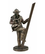 Brave Fireman Fire Fighter Hero Saving Child Descending From Ladder Figu... - $799.46 MXN
