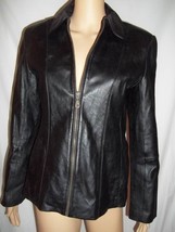 May 7 Womens&#39; Black Lamb Skin Leather Jacket - Size: Medium - £28.43 GBP