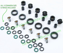 Fuel Injector Seal kit for Honda Acura V6  Orings Filters Grommets Pintle caps - £18.32 GBP