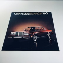 1980 Chrysler LeBaron Four-Door Medallion MOPAR Parts Car Sale Brochure - $12.11