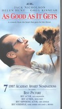 As Good As It Gets...Starring: Jack Nicholson, Helen Hunt, Greg Kinnear (VHS) - £9.40 GBP