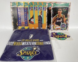 Los Angeles Sparks WNBA Souvenir Lot of (11) Items - Programs, T-Shirt, ... - $19.99