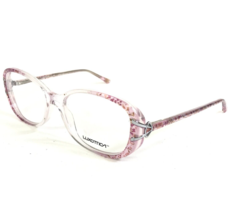 Luxottica Eyeglasses Frames LU 4339 C545 Clear Purple Pink Silver 51-16-135 - £21.73 GBP