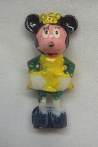 Vintage 1960&#39;s Walt Disney MARX Disneykins MINNIE MOUSE Plastic Toy Figure - £11.84 GBP