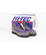 NOS Vintage 90s Hi Tec Youth 3 Suede Leather Lace Up Hiking Snow Boots Gray - €33,45 EUR