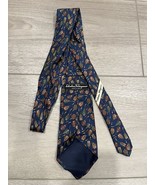 Salvatore Ferragamo Silk Banjo Instrument Tie Made In Italy - $24.75