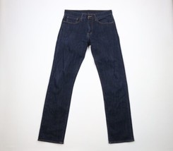 Brooks Brothers Mens Size 32x34 Stretch Straight Leg Denim Jeans Indigo Blue - £50.45 GBP