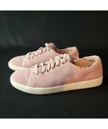 Vionic Womens Sunny Brinley Suede Lace Up Sneaker Light Pink Low Top 6.5 - £18.82 GBP