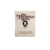Vintage Full Matchbook &quot;The Midland Hotel&quot; Chicago, IL - $6.94
