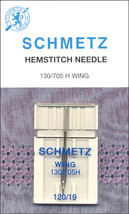 Schmetz Hemstitch Machine Needle-Size 19/120 1/Pkg - £11.88 GBP