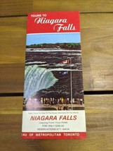 Vintage Happy Day Tours To Niagara Falls Pamphlet Brochure - £26.81 GBP