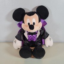 Mickey Mouse Dracula Vampire Plush Halloween 13&quot; 2016 - $13.93