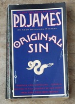 P.D. James Original Sin - Inspector Dalgliesh Mystery 1996 SC - $5.00