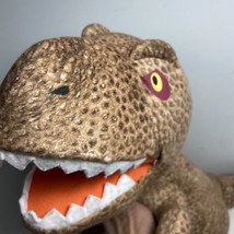 Jurassic World Dominion Plush Brown Raging T-Rex Pillow Stuffed Dinosaur Toy - £10.70 GBP