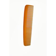 Hair Comb  Plastic Dressing Comb Amber 8.75 in - $1.67